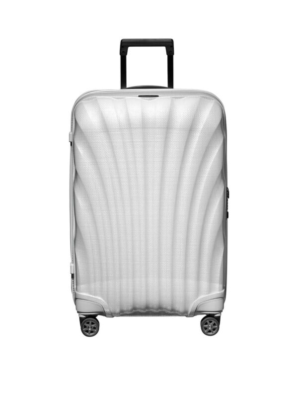 trolley 69cm c-lite samsonite colore off white