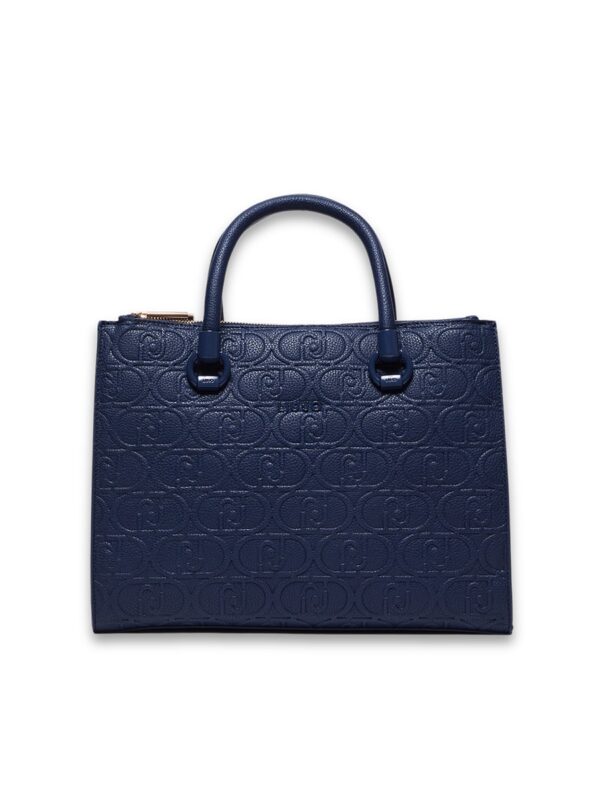 borsa a mano satchel manhattan di liu jo colore blu