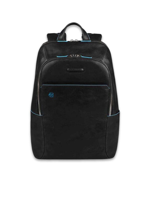zaino piccolo porta computer 14" e ipad blue square piquadro nero