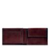 Portafoglio Uomo Piquadro in Pelle con Flap Portadocumenti mogano