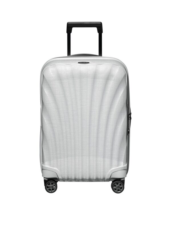 trolley 55cm c-lite samsonite off white