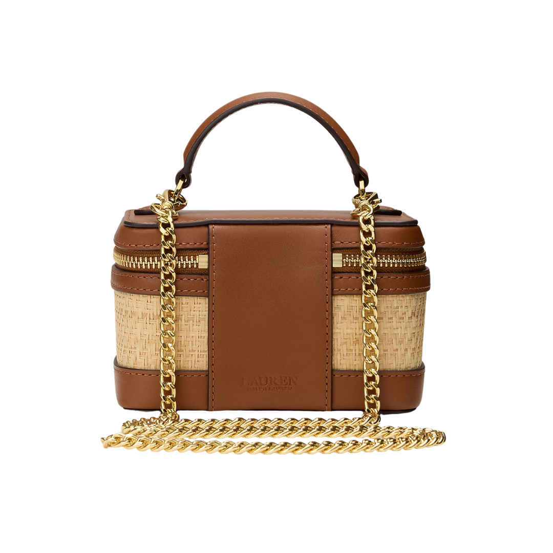 Borsa Halle Rafia Ralph Lauren - immagine 2