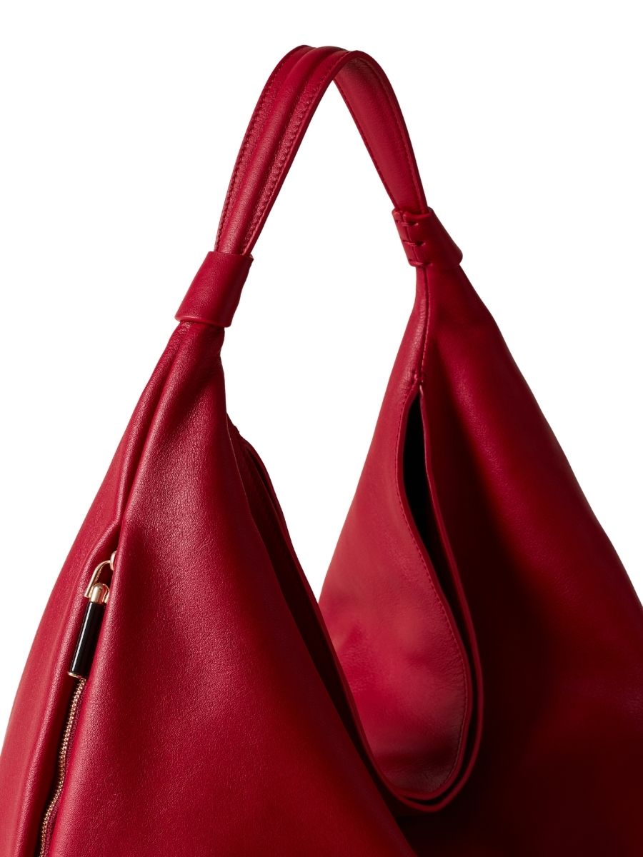 Borbonese Plié – Borsa hobo Medium in vitello pashmina - immagine 2