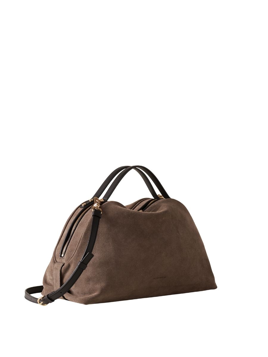 Borbonese Sexy – Borsa Medium in crosta scamosciata - immagine 2