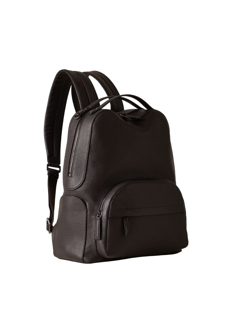 Borbonese B-Trotter – Zaino Medium in vitello stampa cervo - immagine 2