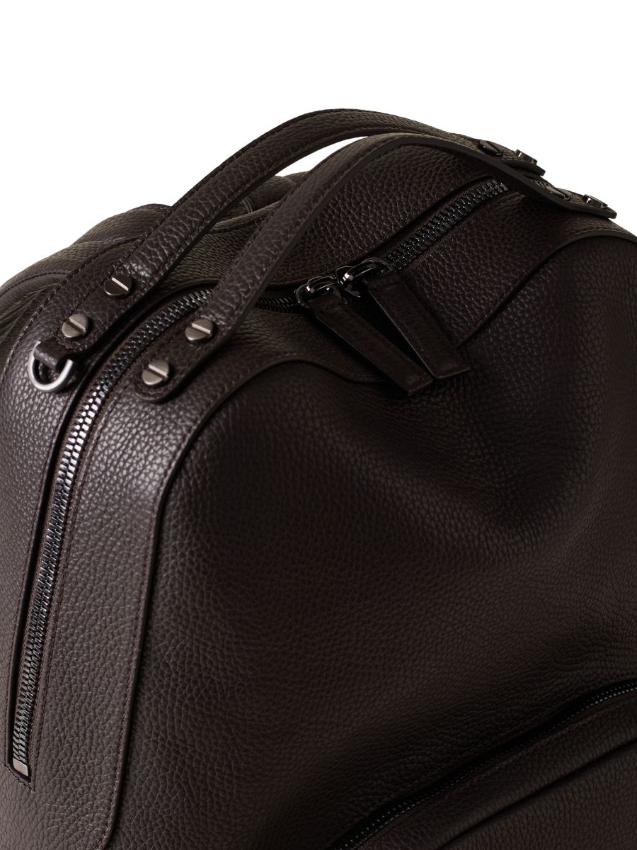 Borbonese B-Trotter – Zaino Medium in vitello stampa cervo - immagine 4