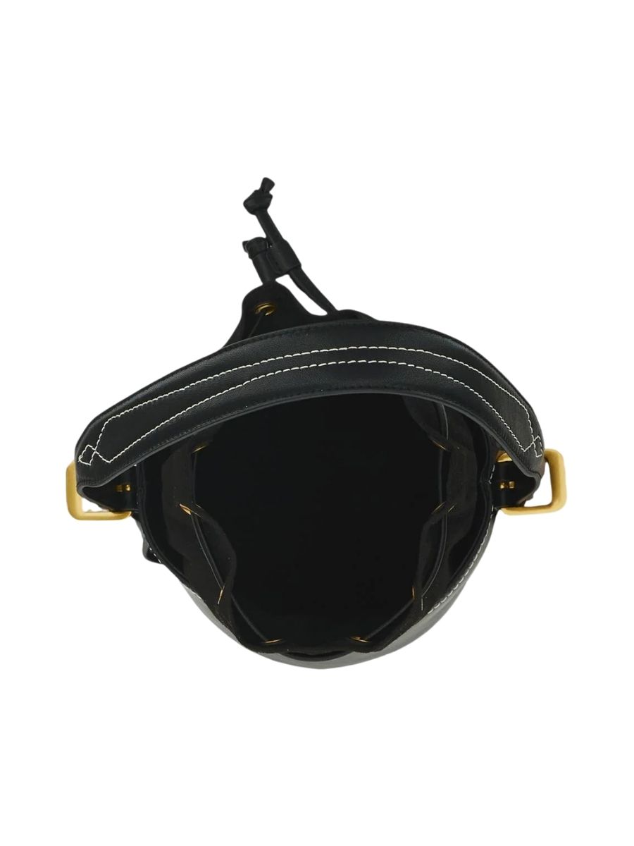 La Martina Small Bucket – Borsa a secchiello in vitello con maxi fibbia - immagine 3