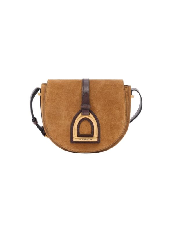 La Martina Crossbody Small – Borsa a tracolla in camoscio