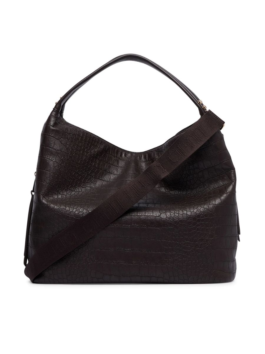 Tote Bag Grande Liu Jo Effetto Cocco Nero - immagine 2