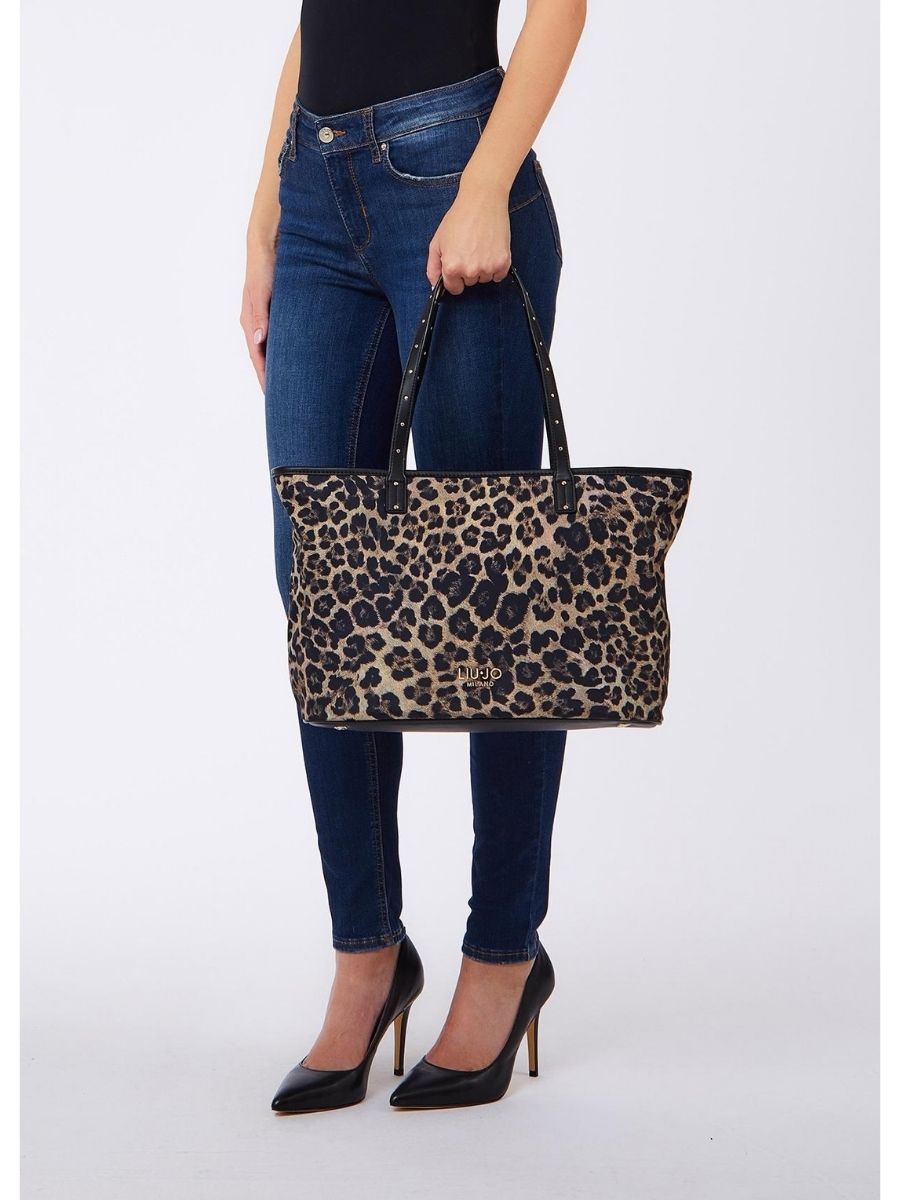 Borsa Tote Media Liu Jo Animalier - immagine 4