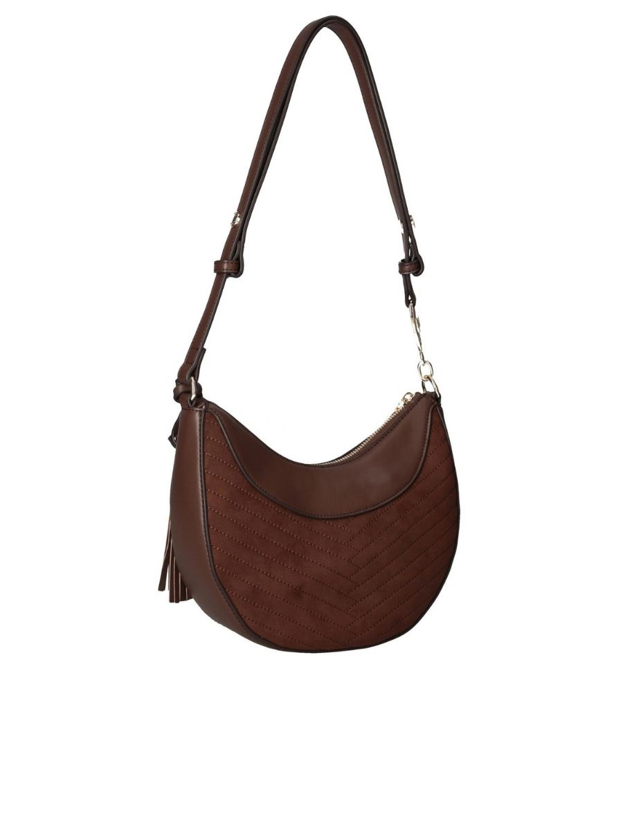 Borsa Hobo Media Liu Jo Tabacco in Camoscio - immagine 3