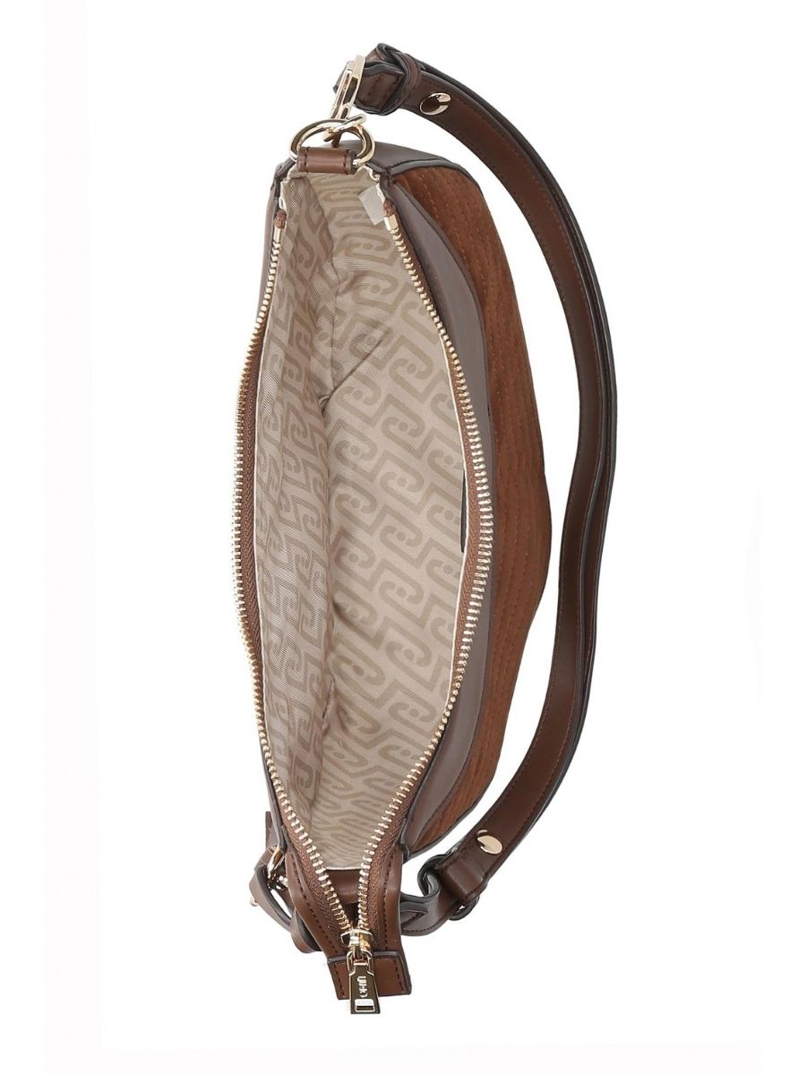 Borsa Hobo Media Liu Jo Tabacco in Camoscio - immagine 4