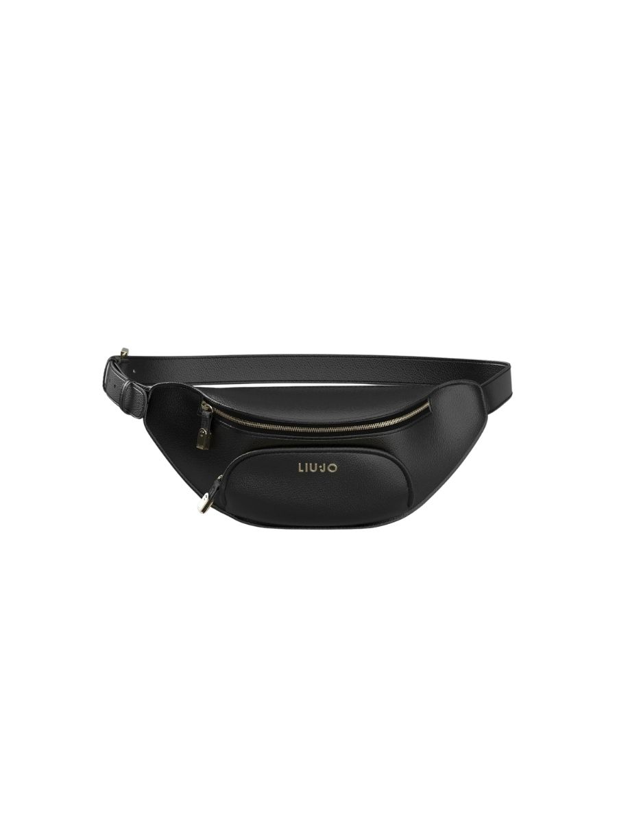 Marsupio Liu Jo con Logo Nero, Linea ECS