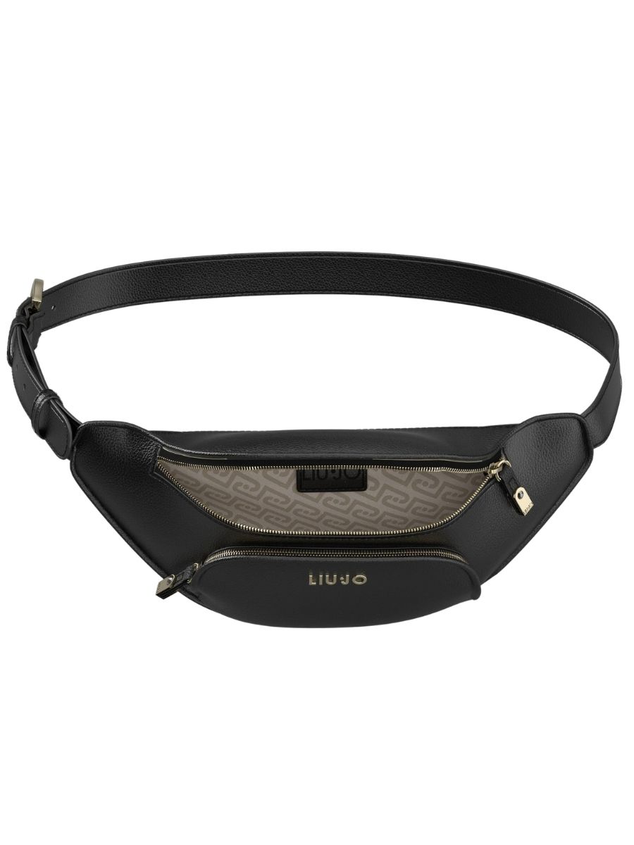 Marsupio Liu Jo con Logo Nero, Linea ECS - immagine 4