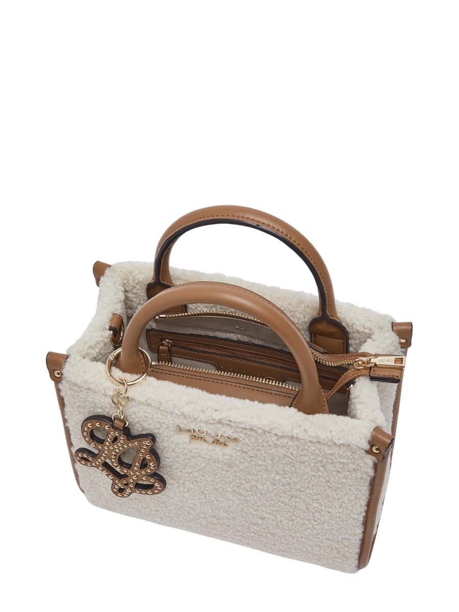 Borsa Piccola Liu Jo Teddy Panna con Charm Strass - immagine 4